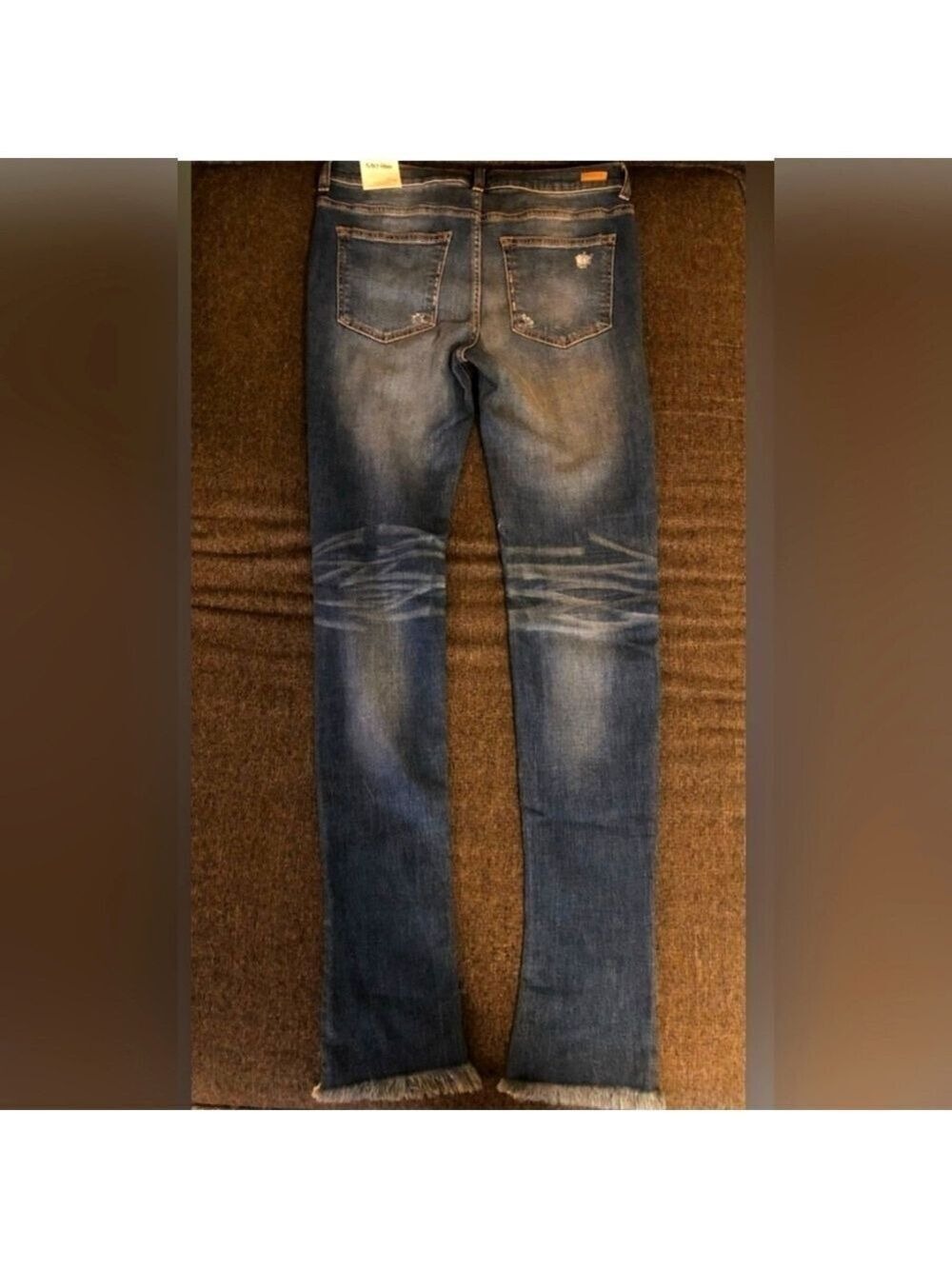 Sneak Peek Jeans Skinny Long Size 11 Distressed NWT - Picture 2 of 7